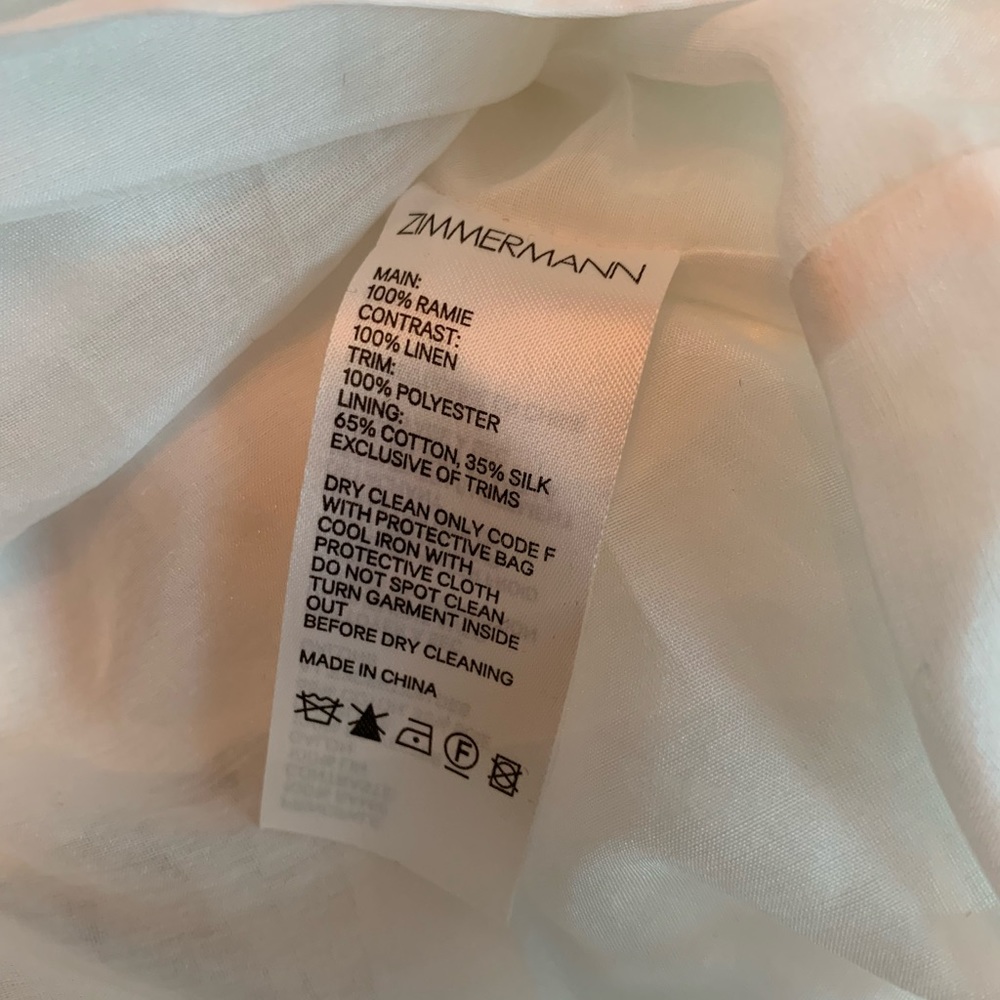 ❌SOLD❌Zimmermann “Ninety Six” Short Dress BNWT - Picture 8 of 15